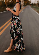 Load image into Gallery viewer, Sexy deep V neck backless summer dress